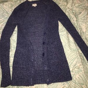 AEO Navy cardigan XS